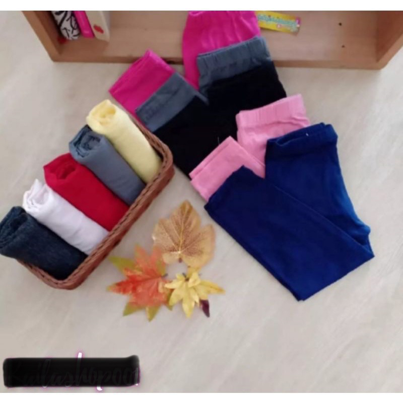 Celana Legging Anak Bahan Kaos Rayon