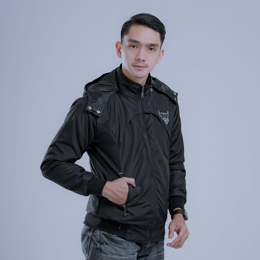 PublicFashion - Premium Quality - Jaket Parasut X-Urband Tanduk - Jaket Parasut Pria