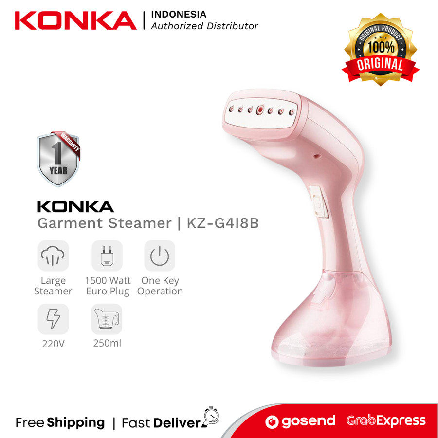 KONKA Garment Steamer | Setrika Uap Genggam - KZ-G418B(WE)