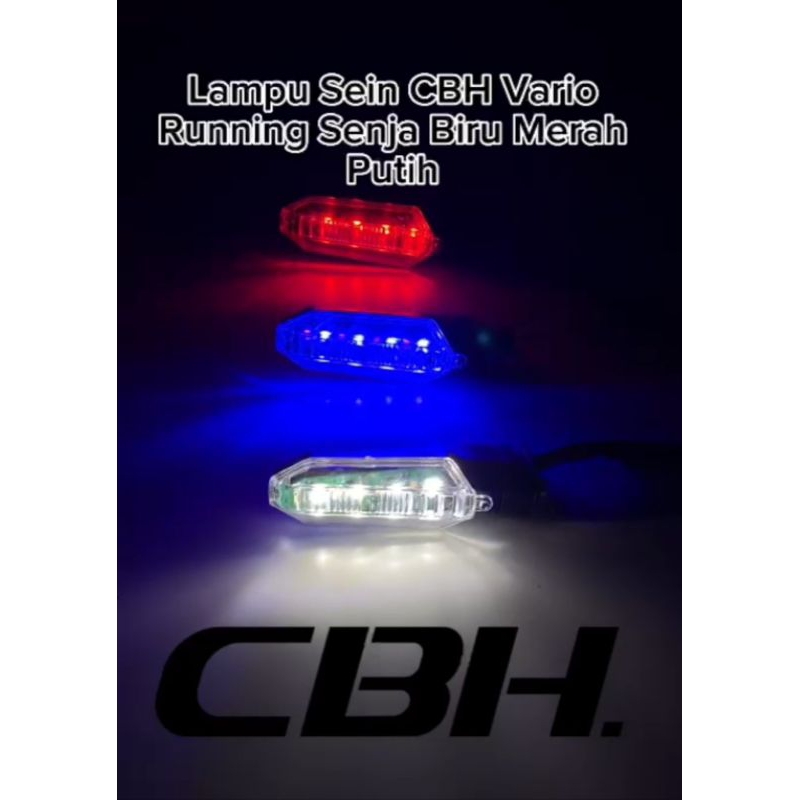 Lampu sein Vario 125 150 cb 150 r senja plus sein running cocok untuk dudukan standar motor