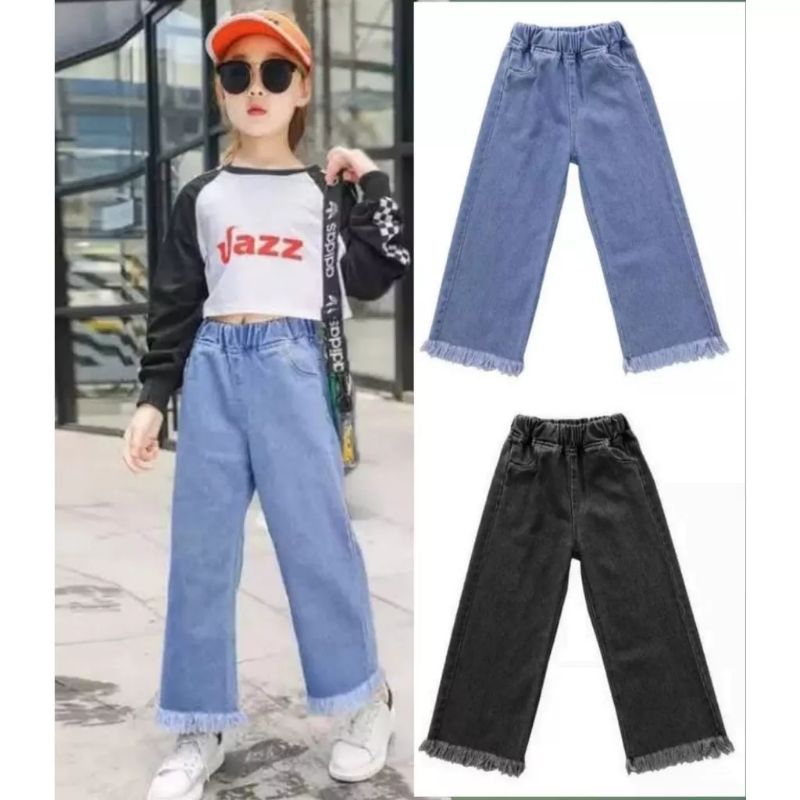 CELANA KULOT JEANS RAWIS ANAK TANGGUNG// CELANA KULOT JEANS RAWIS ANAK USIA 7-17 TAHUN // CELANA KULOT RAWIS ANAK // CELANA KULOT JEANS RAWIS ANAK PEREMPUAN