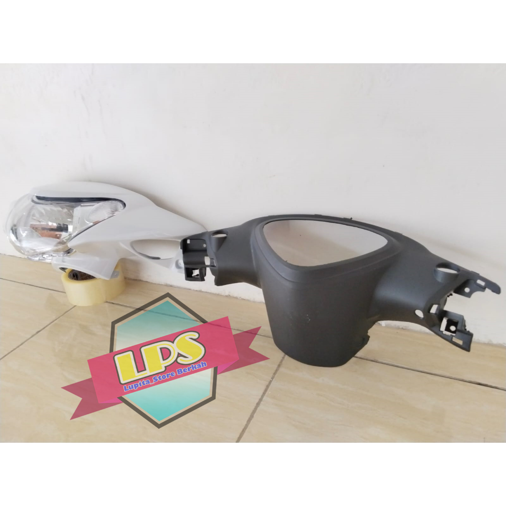 Batok Depan Belakang + Reflektor Mio Smile Warna Putih Termurah