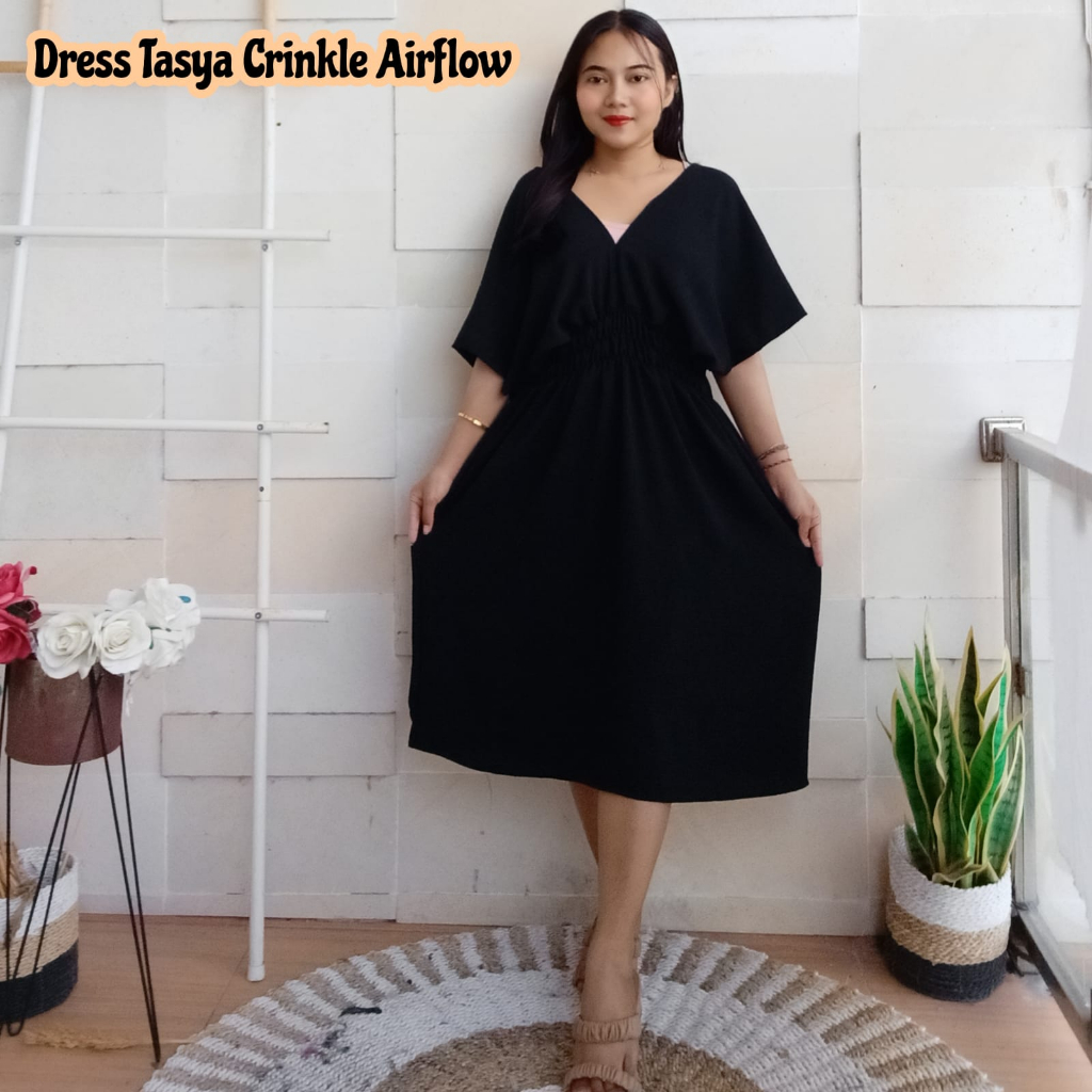 DRESS TASYA CRINKLE AIR FLOW