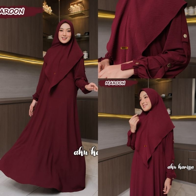 GAMIS SET QISTY AKU KARISSA/GAMIS SET CRINKLE AKU KARISSA