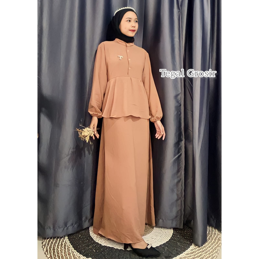 Alisha Dress Wanita Crinkle