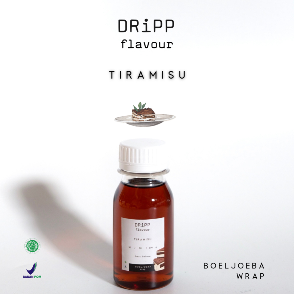 Dripp Tiramisu Syrup Repack [30, 50, 100] g