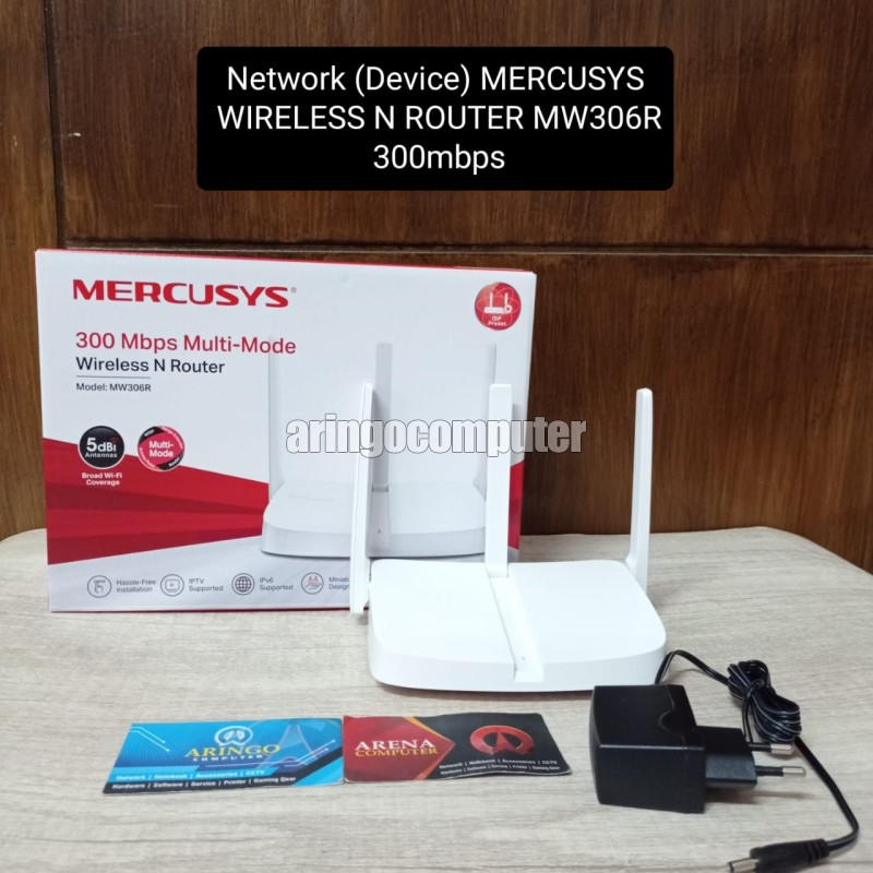 Network (Device) MERCUSYS WIRELESS N ROUTER MW306R 300mbps