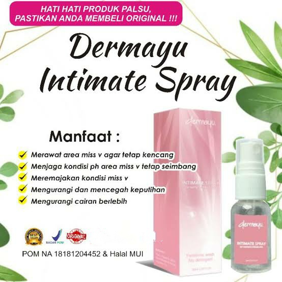 DERMAYU INTIMATE SPRAY KEWANITAAN ORIGINAL BER BPOM