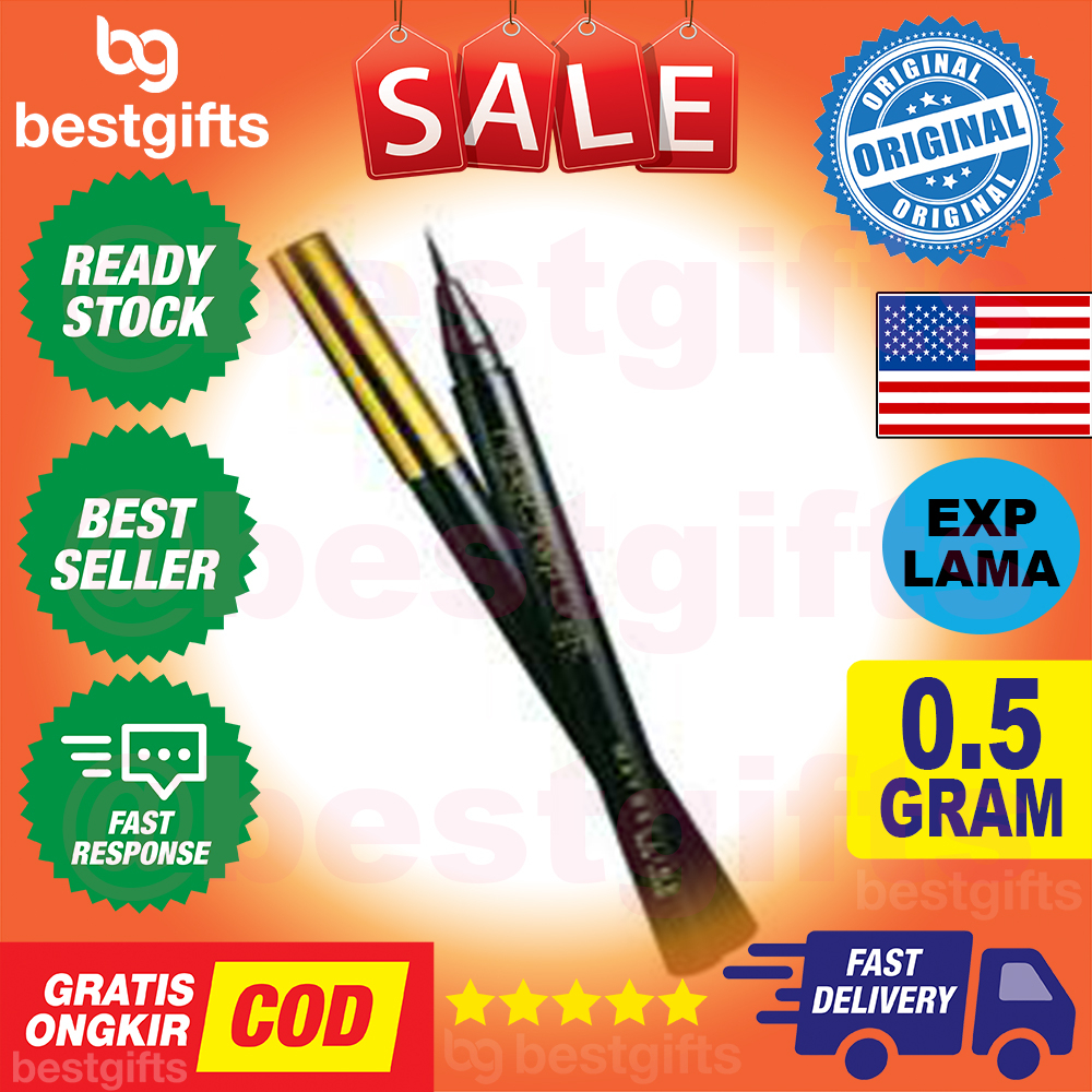 MAYBELINE HYPERSHARP LIQUID EYELINER MAKE UP SHARP LINER WATERPROOF THAN LAMA - ULTRA BLACK