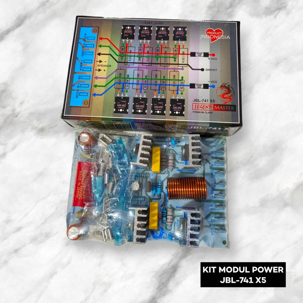Kit Modul Power JBL741 X5 JBL-741 X5 Legend Master Driver Amplifier Super