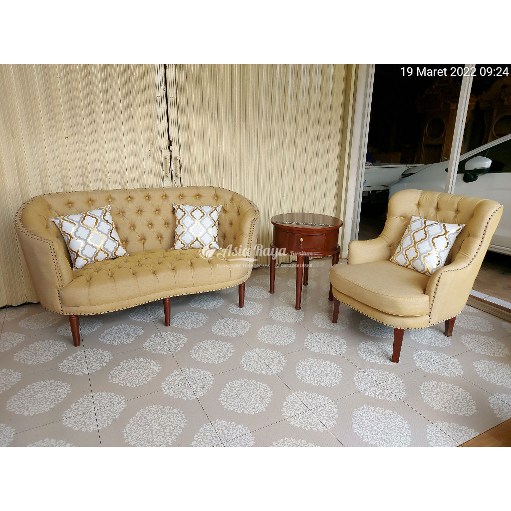 Kursi Teras Sofa Minimalis Kayu Jati Jepara