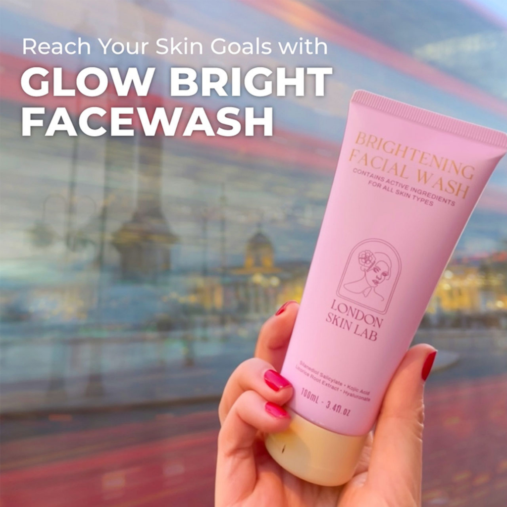 Sabun Cuci Muka London Skin Lab - Glow Bright Skin Facewash 100ml (BPOM)