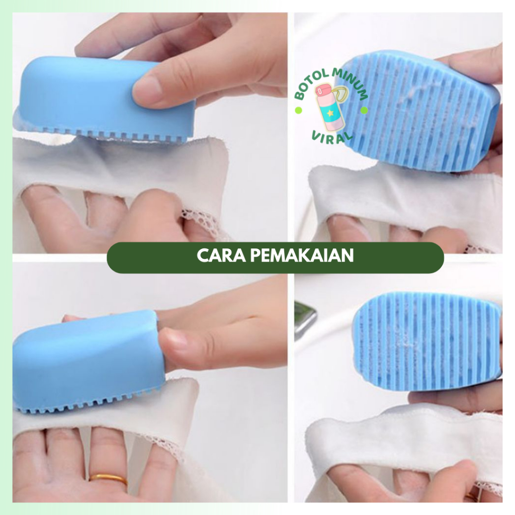 Sikat Cuci Baju Lembut Silikon Serbaguna