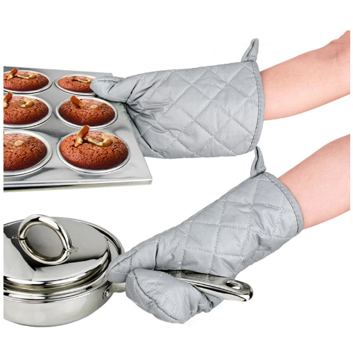 Sarung Tangan Anti Panas Tebal Oven Hand Glove Cotton Per Pasang