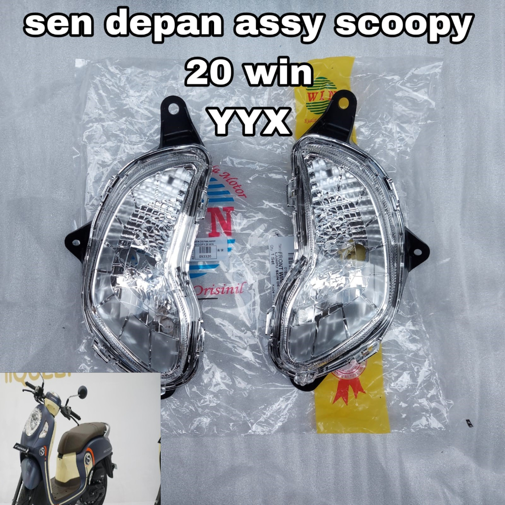 SEN SEIN DEPAN SCOOPY 2020 || LAMPU SEN DEPAN ASSY SCOOPY 2020 WIN