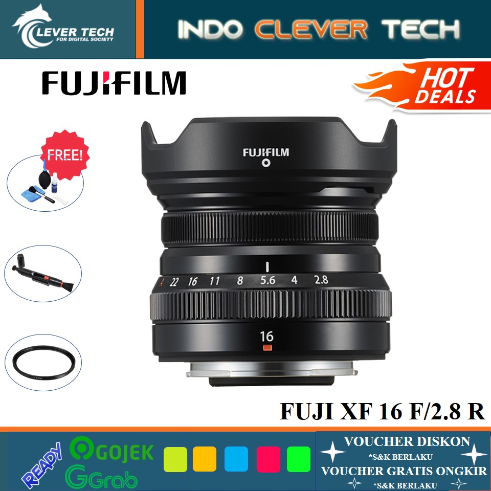 Fujifilm XF 16mm f/2.8 R WR Lens - Garansi Resmi