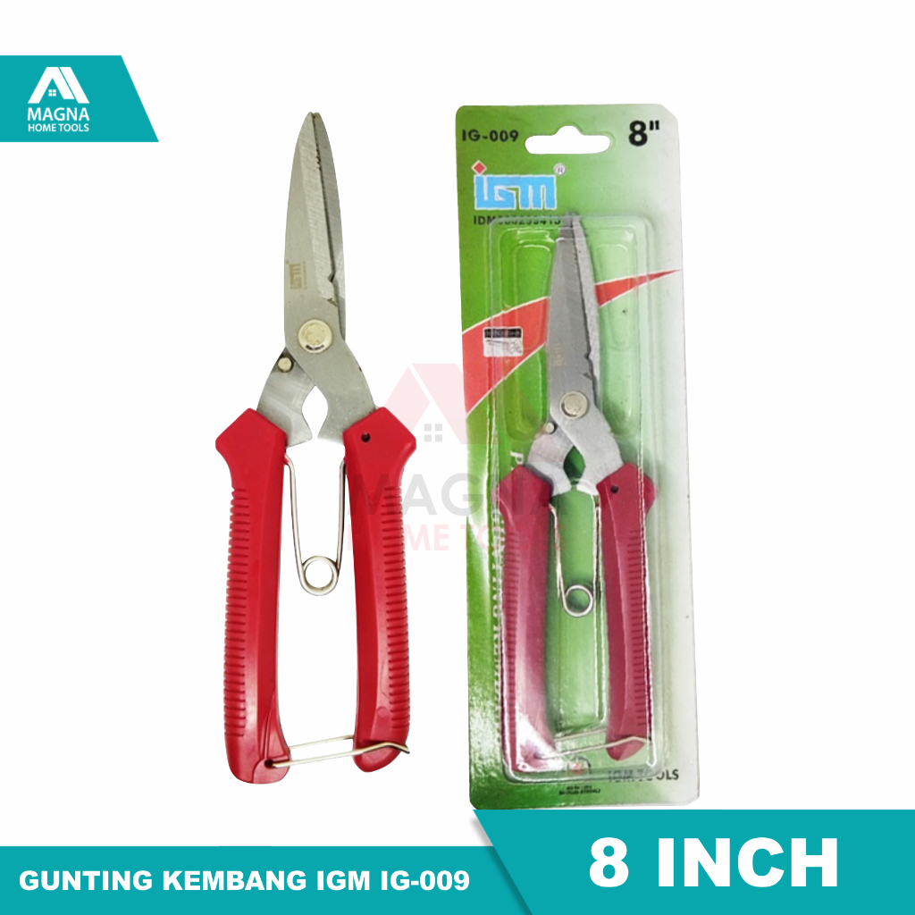Gunting Dahan Bunga Ranting IGM 8INCH termurah
