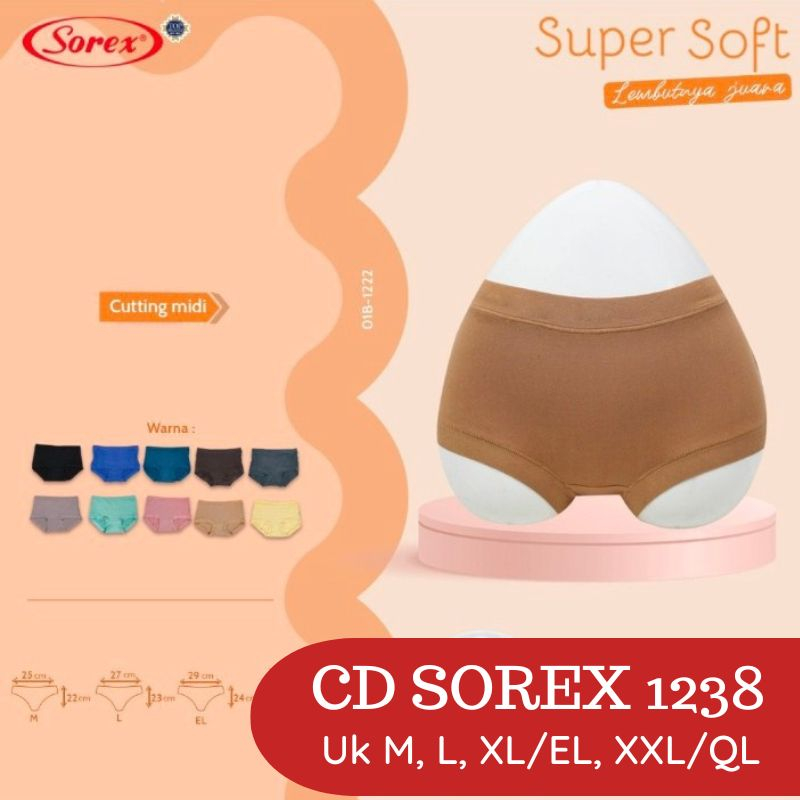 Rc Cd celana dalam SOREX super soft art 1238