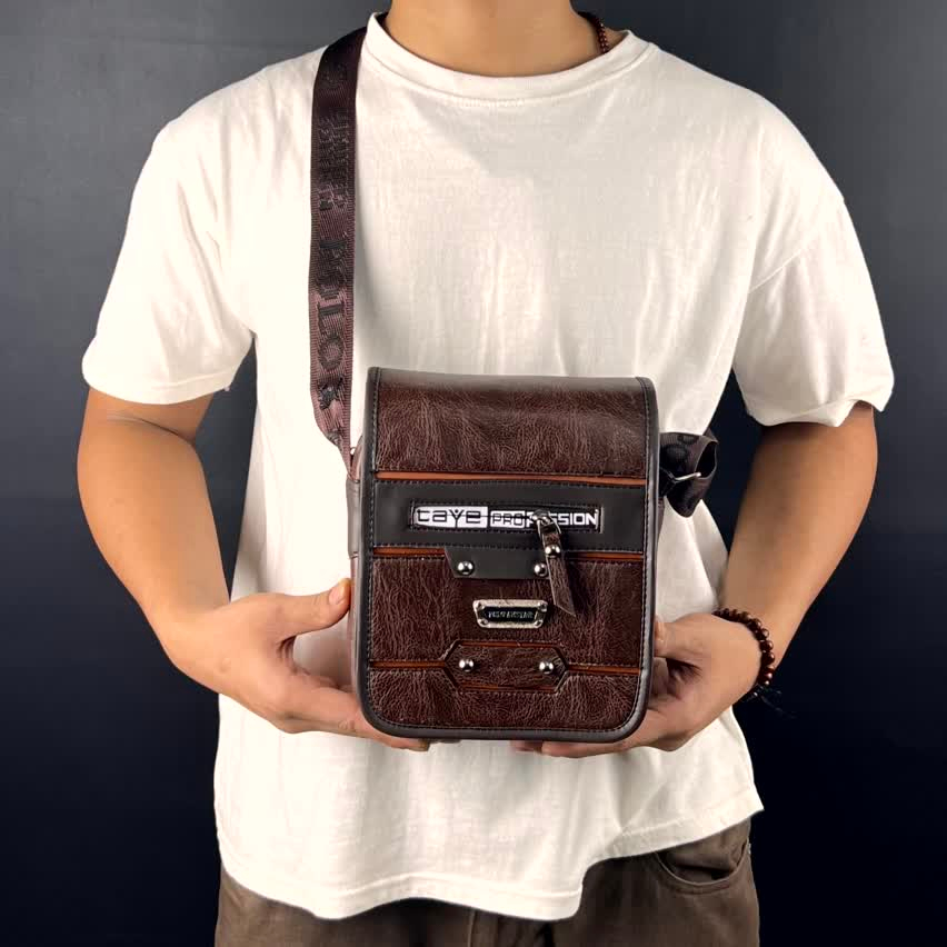 POLO AMSTAR - 2 UKURAN Tas Selempang Pria 8 &amp; 9 Inch