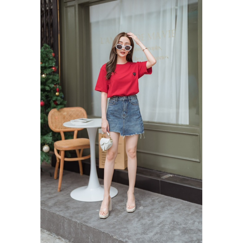 ATASAN LA DRESS PLAY MOTIF LOVE KAOS IMPORT BANGKOK (BJLD254)