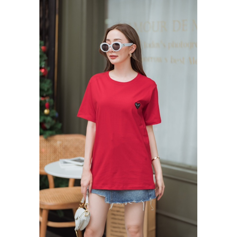 ATASAN LA DRESS PLAY MOTIF LOVE KAOS IMPORT BANGKOK (BJLD254)