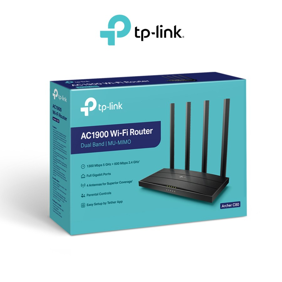 Tp-link Archer C80 AC1900 Wireless MU-MIMO Wi-Fi Router