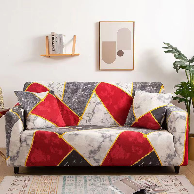 Elastic Sofa Cover Pattern / Sarung Kain Penutup Sofa Elastis Corak Motif