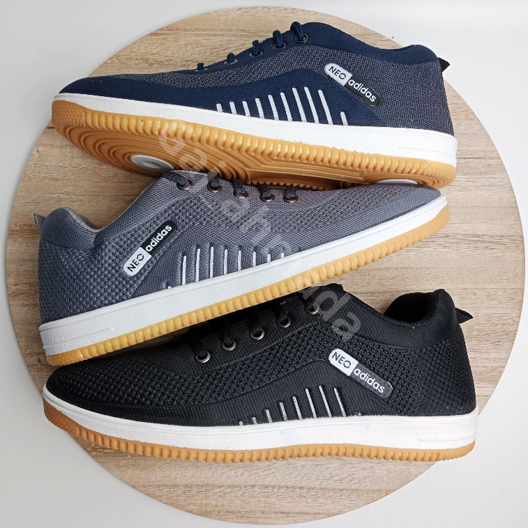 Neo Viral Sepatu Sneakers Pria Style Cassuals Outsole Karet Size 39 - 43