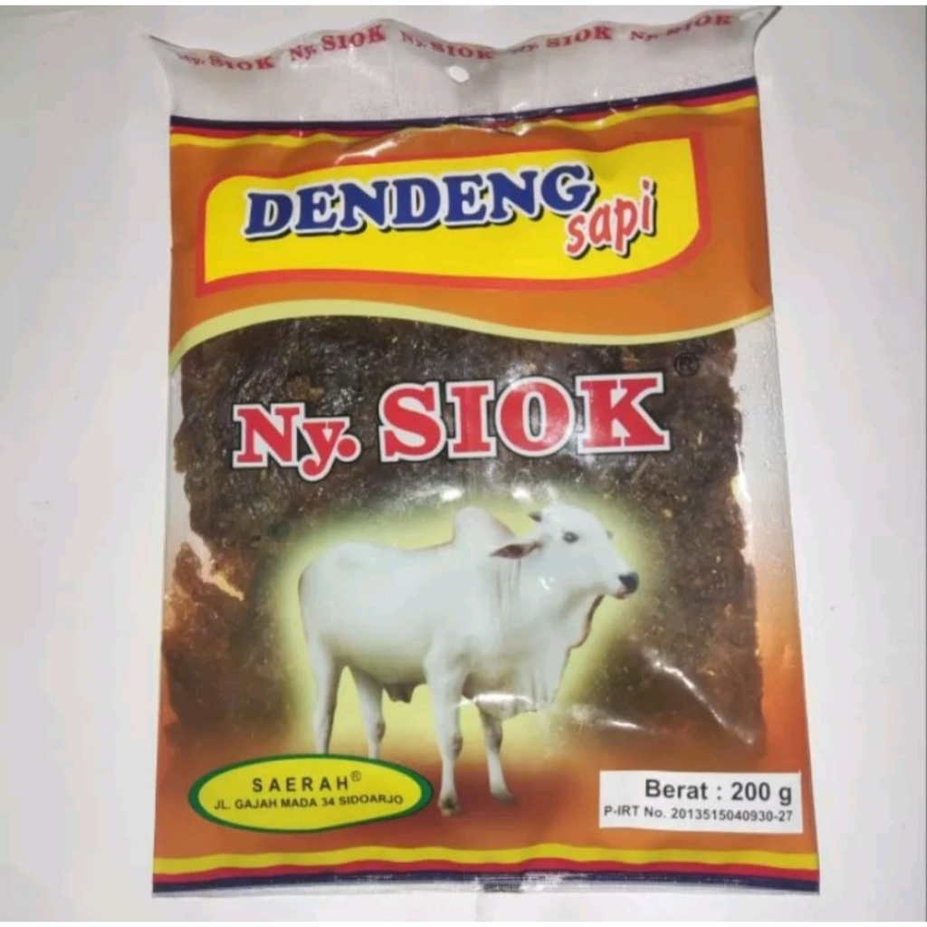 

Ny Siok Dendeng Sapi Ny Siokdendeng daging sapi /Nyonya Siok dendeng 200 Gram