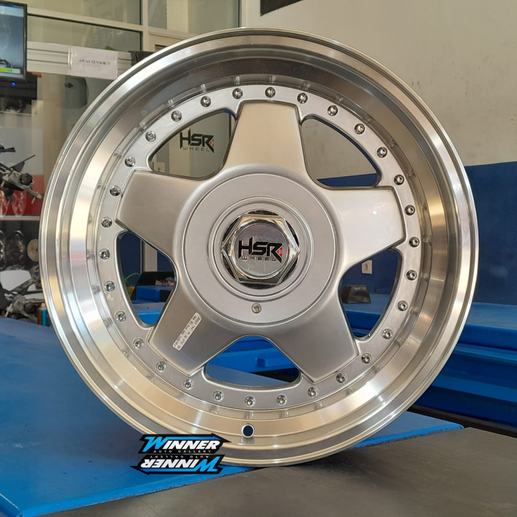 Velg Racing Mobil Toyota Kijang Ring 17 | Velg Hsr Aachen R17 Pcd 4X100-114,3