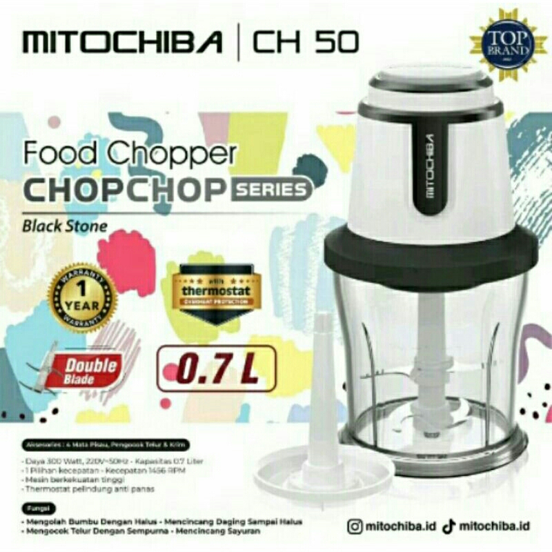 BLENDER DAGING CHOPPER MITOCHIBA CH 50 0,7 LITER/PENGGILING DAGING