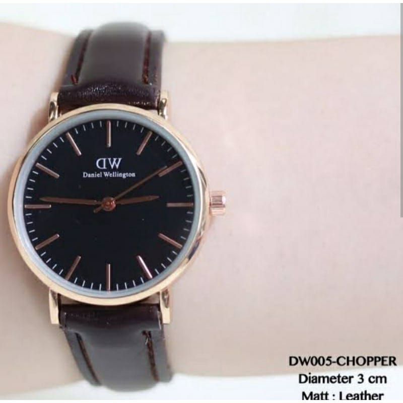 BESTPROMO Little Mall JAM TANGAN WANITA ANALOG DW PREMIUM JAM TANGAN BULAT WANITA ANALOG JAM TANGAN