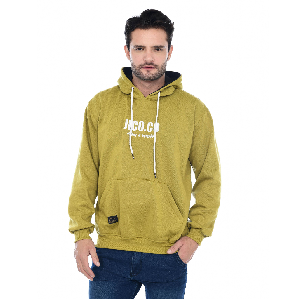 Jico - Hoodie Kupluk Bordir Bahan Katun Fleece Distro Lokal Kota Bandung Terbaru dan Terlaris