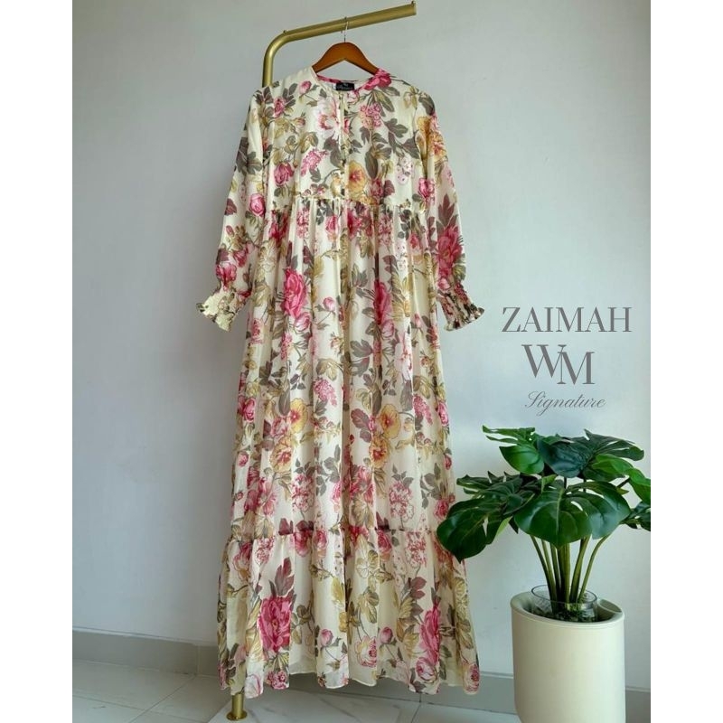 Gamis Zaimah by Wm signature