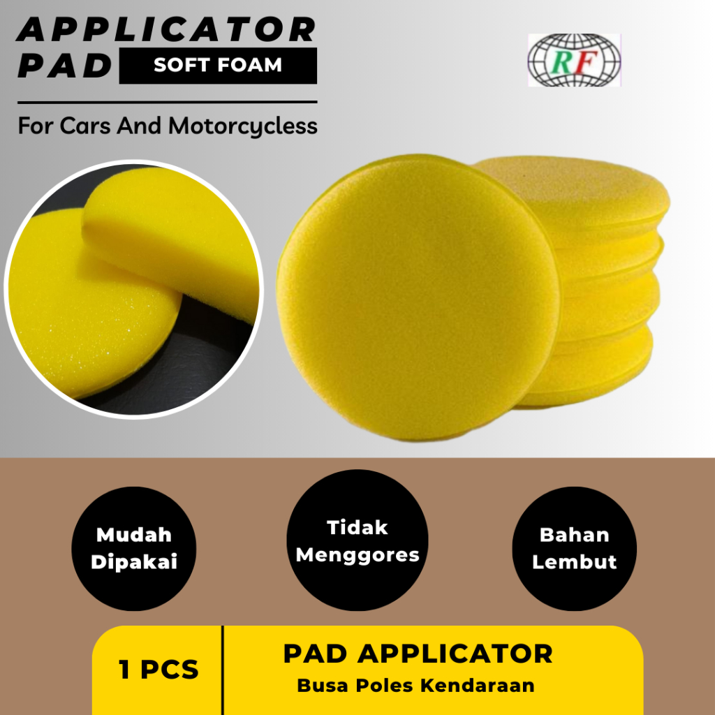 Busa Poles Busa Waxing Applicator Pad Busa Aplikator 10 cm halus