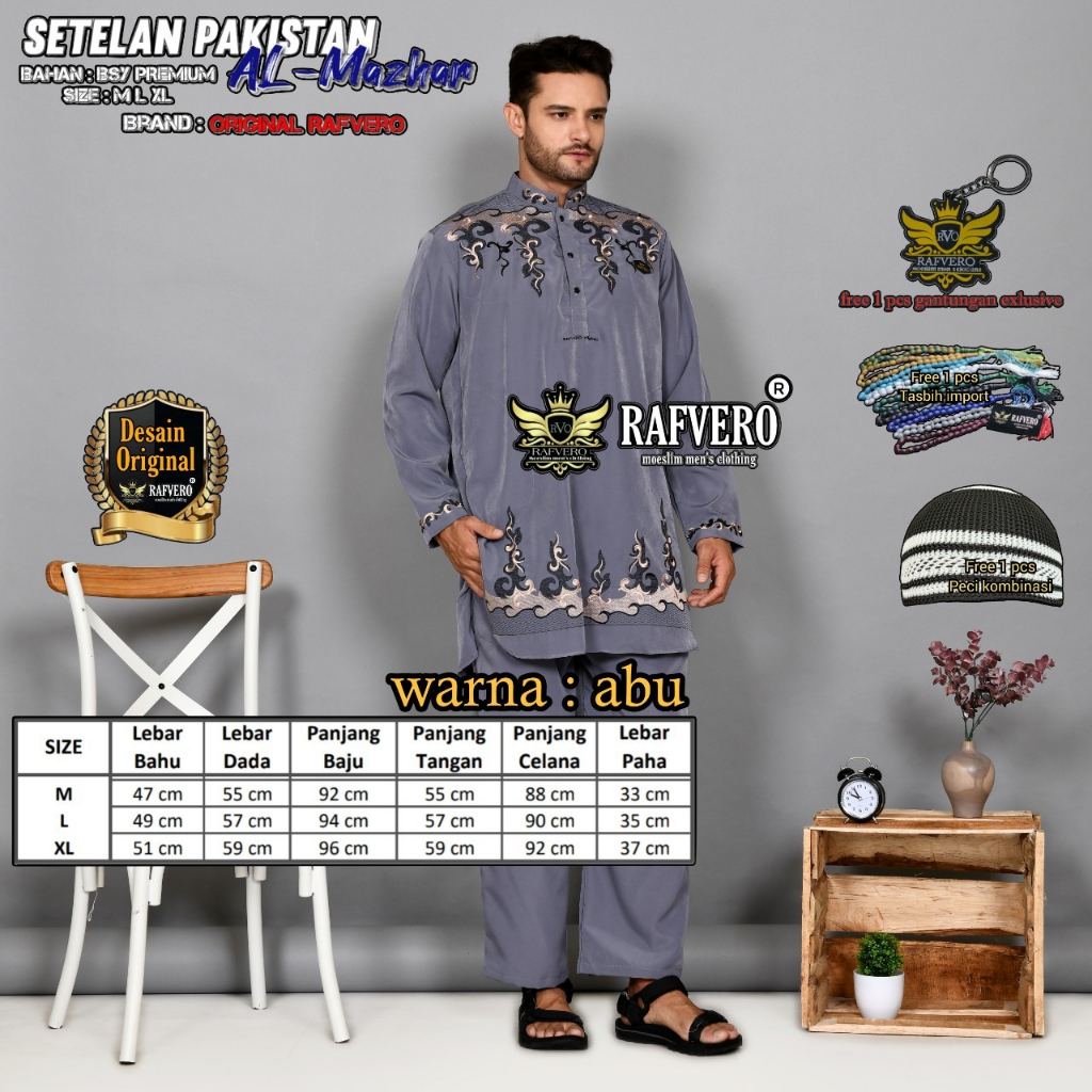 Baju koko gamis pria Desain terbaru 2021 / koko muslim pria dewasa / atas pria muslim