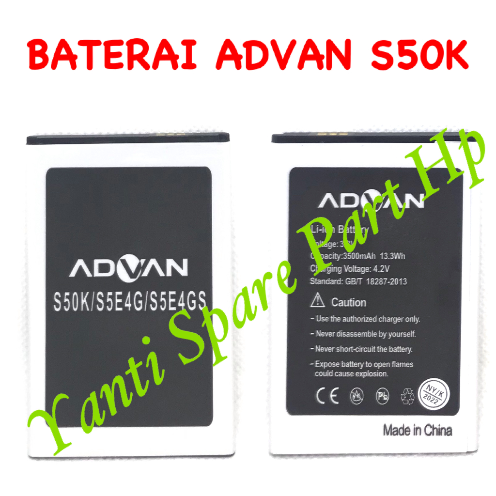 Baterai Advan S50K S5E4G S50E Original New