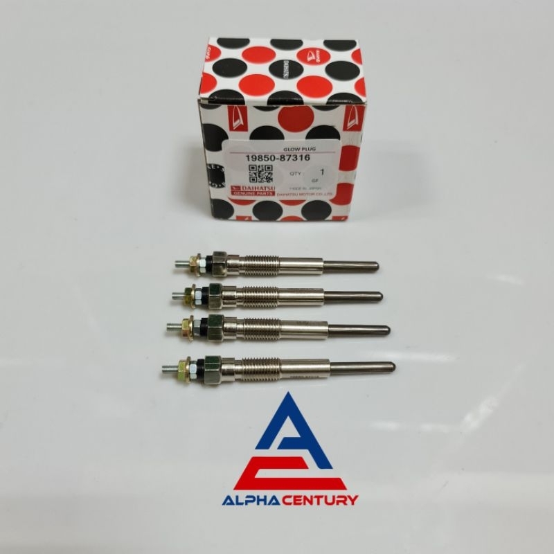 BUSI PEMANAS GLOWPLUG TAFT KEBO F50 8.5V 4PCS GARANSI 1BULAN