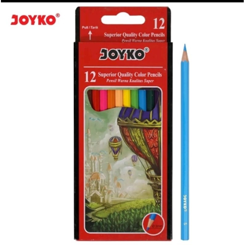 

Joyko Pensil Warna Superior Quality Color Pencils Hexagonal Grip