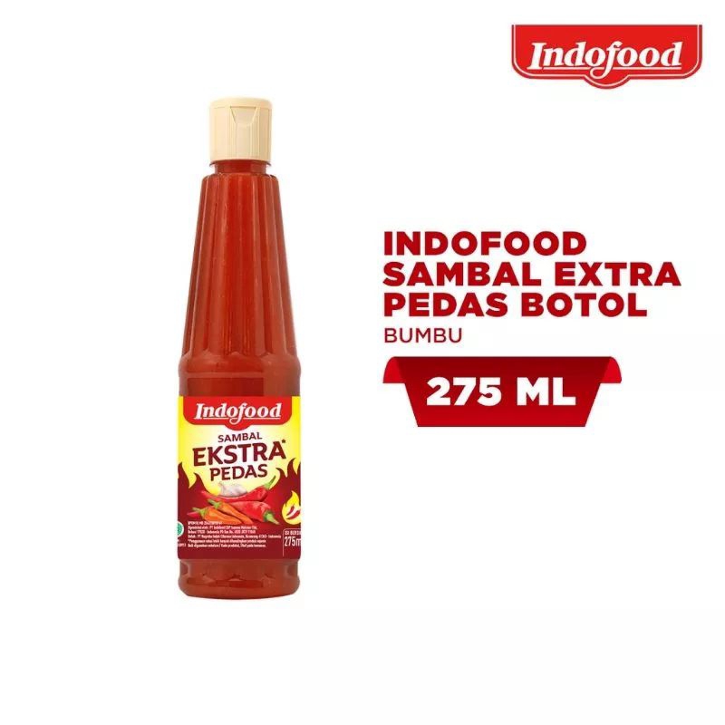 

Saus Extra Pedas/Indofood Pedas (275 ml)