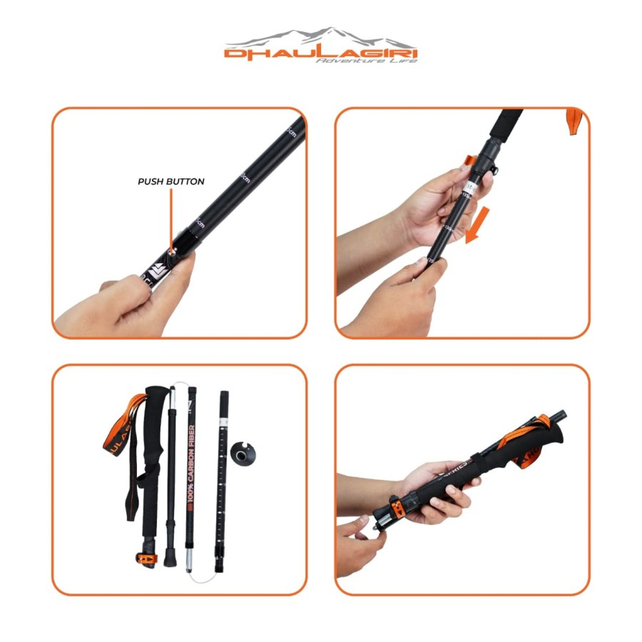 Trekking Pole Carbon Dhaulagiri Z3