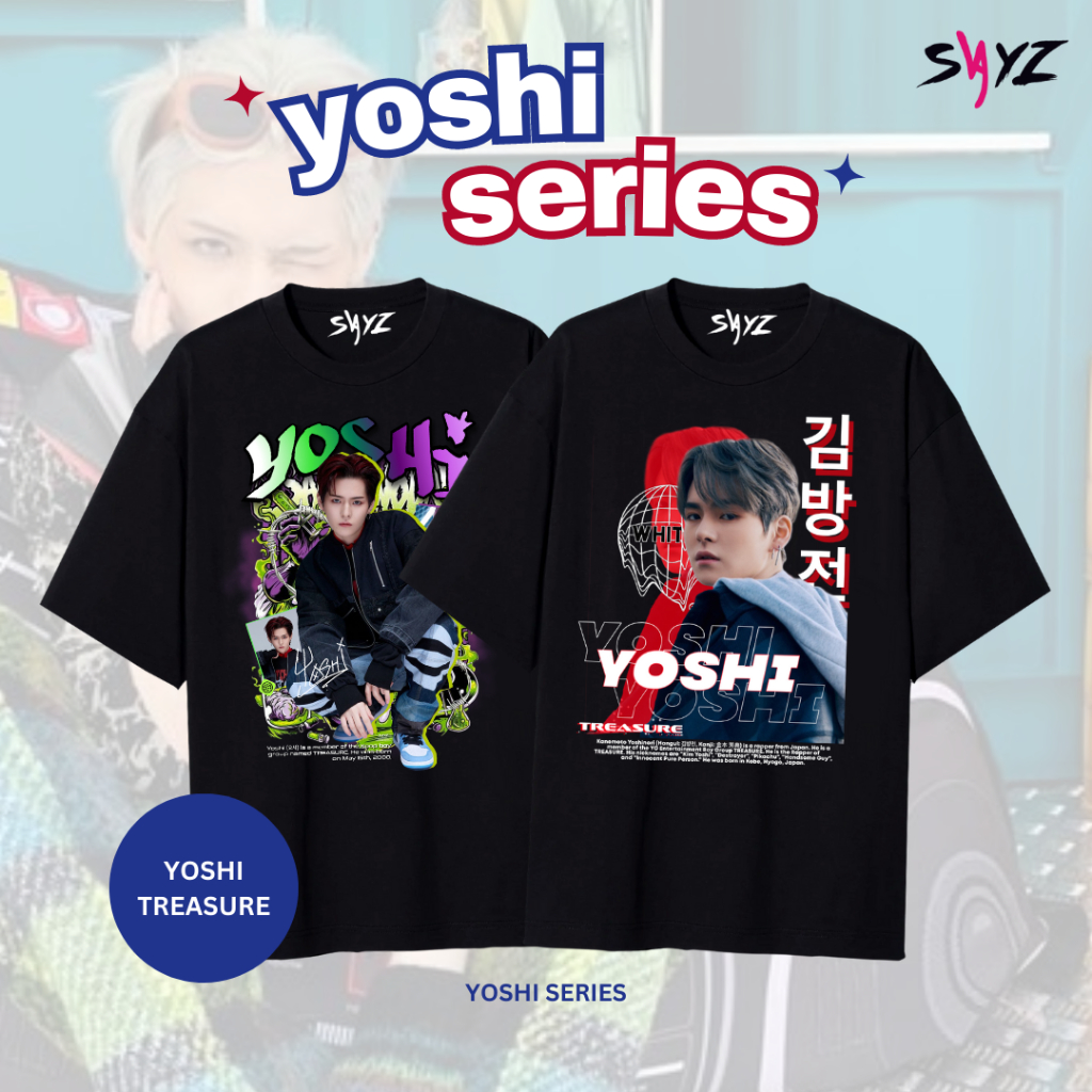 [ READY ] Kaos Yoshi Treasure - Treasure series | Yoshinori Treasure | kaos konser treasure - Teume 