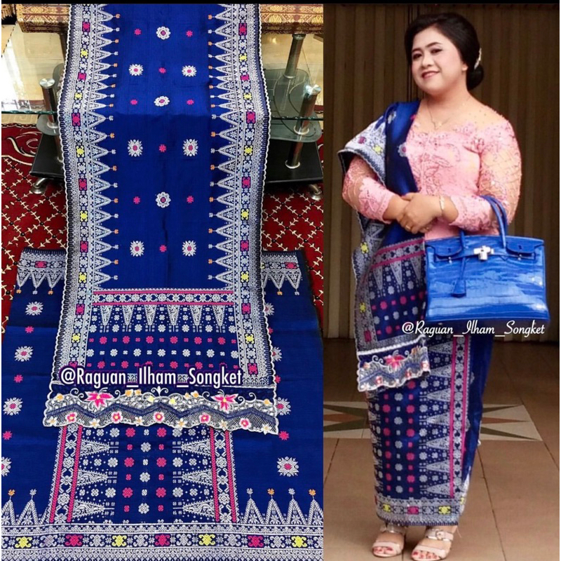 Songket Cantik Manis Rakam Exclusive kualitas ORI /Songket Tenun Palembang asli Tenun Tangan/ ilham 