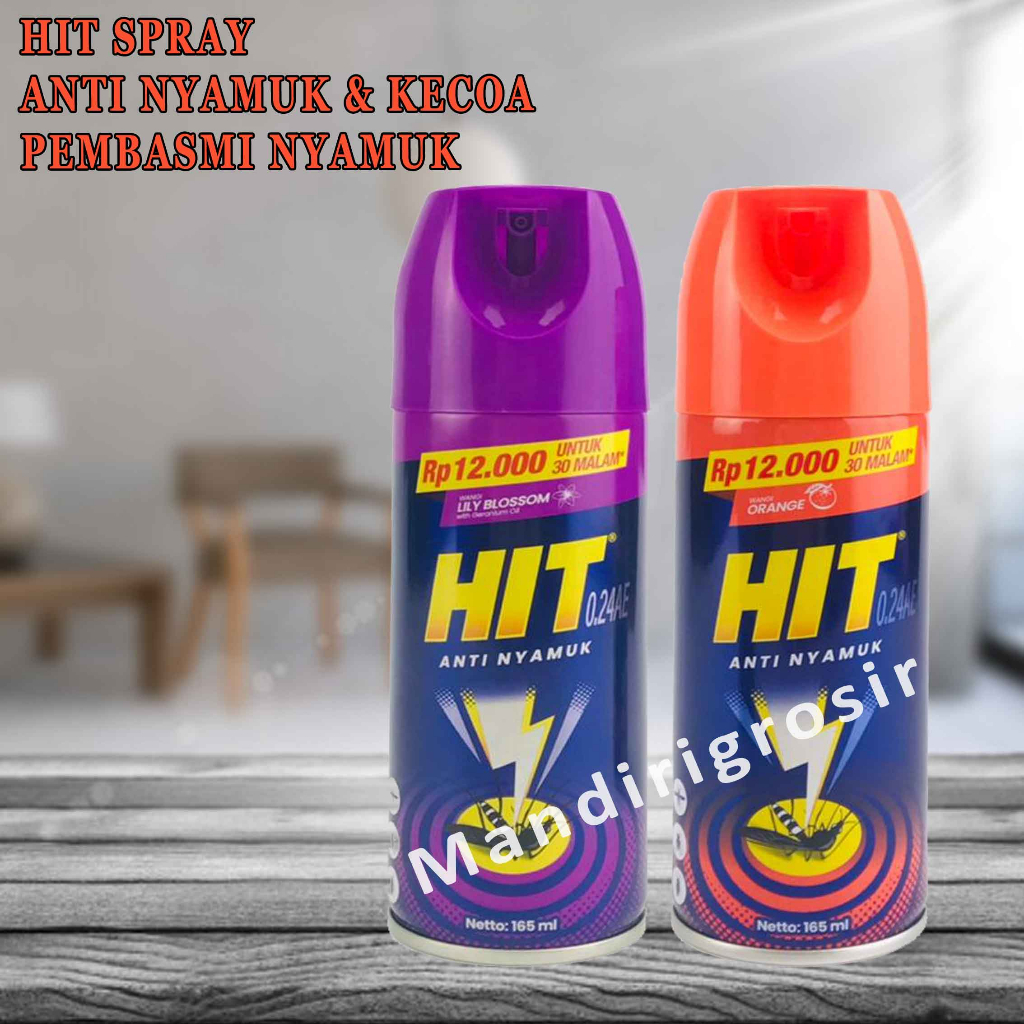 Anti Nyamuk &amp; Kecoa * HIT * Obat Nyamuk Spray * 1650ml