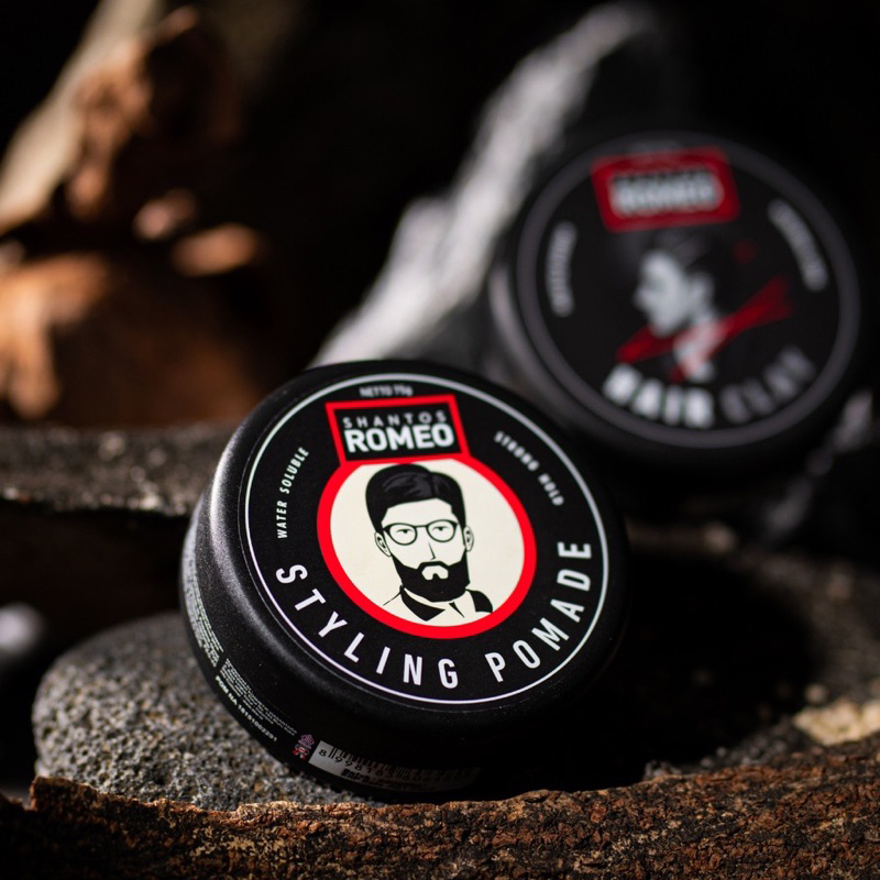 shantos romeo pomade rambut (Waterbased)