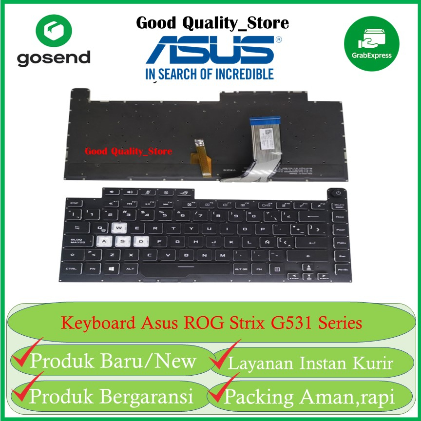 Keyboard Asus ROG Strix G531 G531G G531GT G531GD G531GV G531GW G531GU