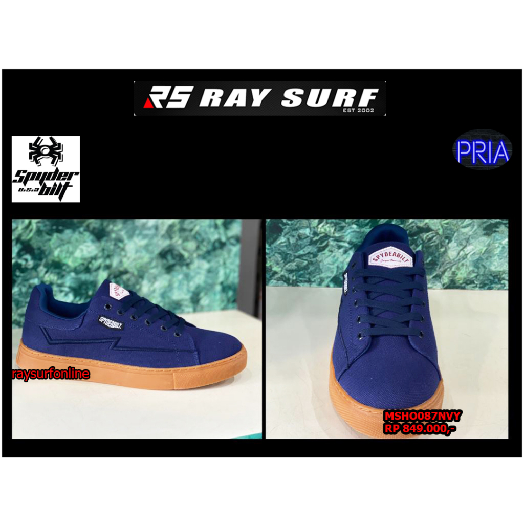 RAYSURF SPYDERBILT SEPATU PRIA MSHO087NVY ORIGINAL