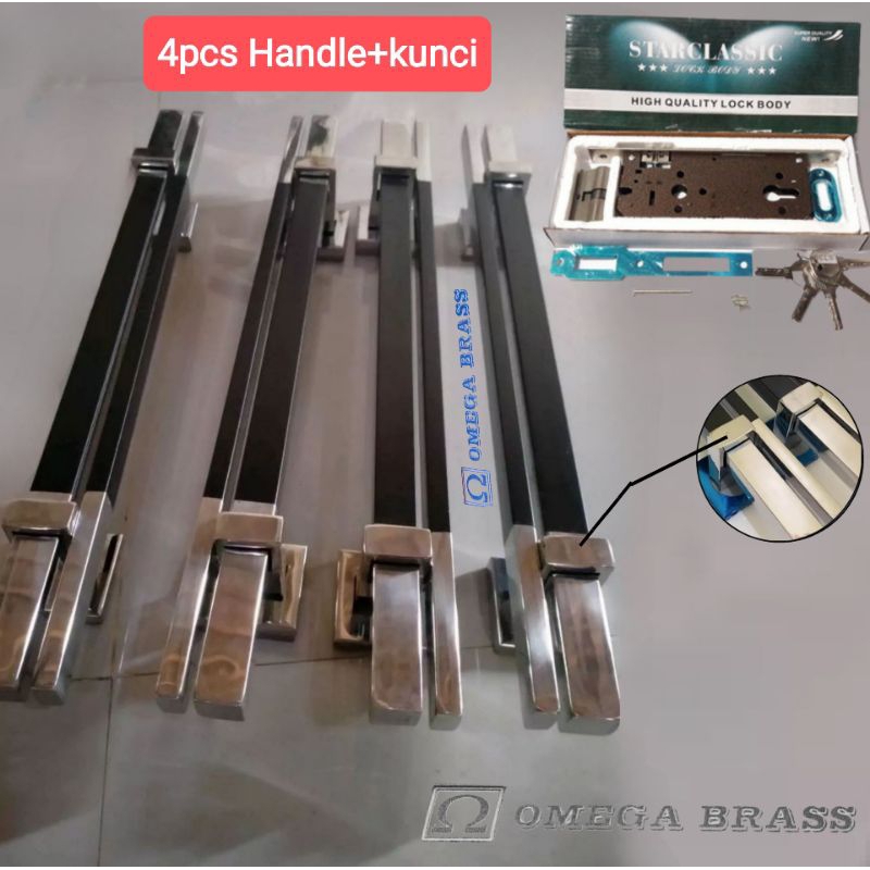 Handle pintu rumah stainless 1 meter/gagang pintu minimalis