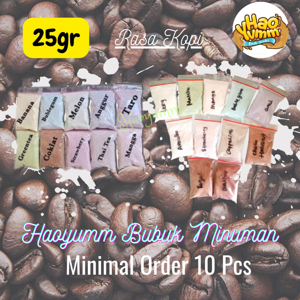 

[25 gr] Haoyumm Bubuk Minuman Rasa KOPI (HY)