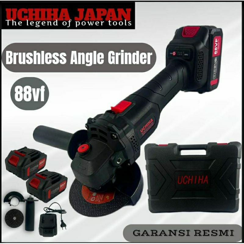 Mesin Gerinda Baterai Cordless angle Grinder uchiha japan